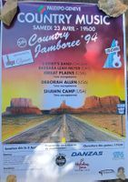 Country Jamboree '94 – Palexpo Genève – Original Plakat