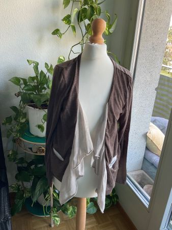 Sublime veste TARA VAO Lagenlook avec lin, t. S, NP élevé