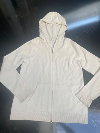 Malo 100% Kashmir Pullover con zip