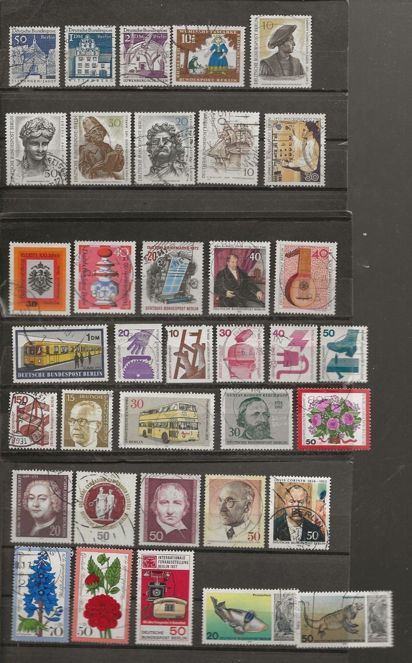 Alle Briefmarken: Allemagne Berlin lot 03 1966... – Gebraucht aus Sion von PierreP01