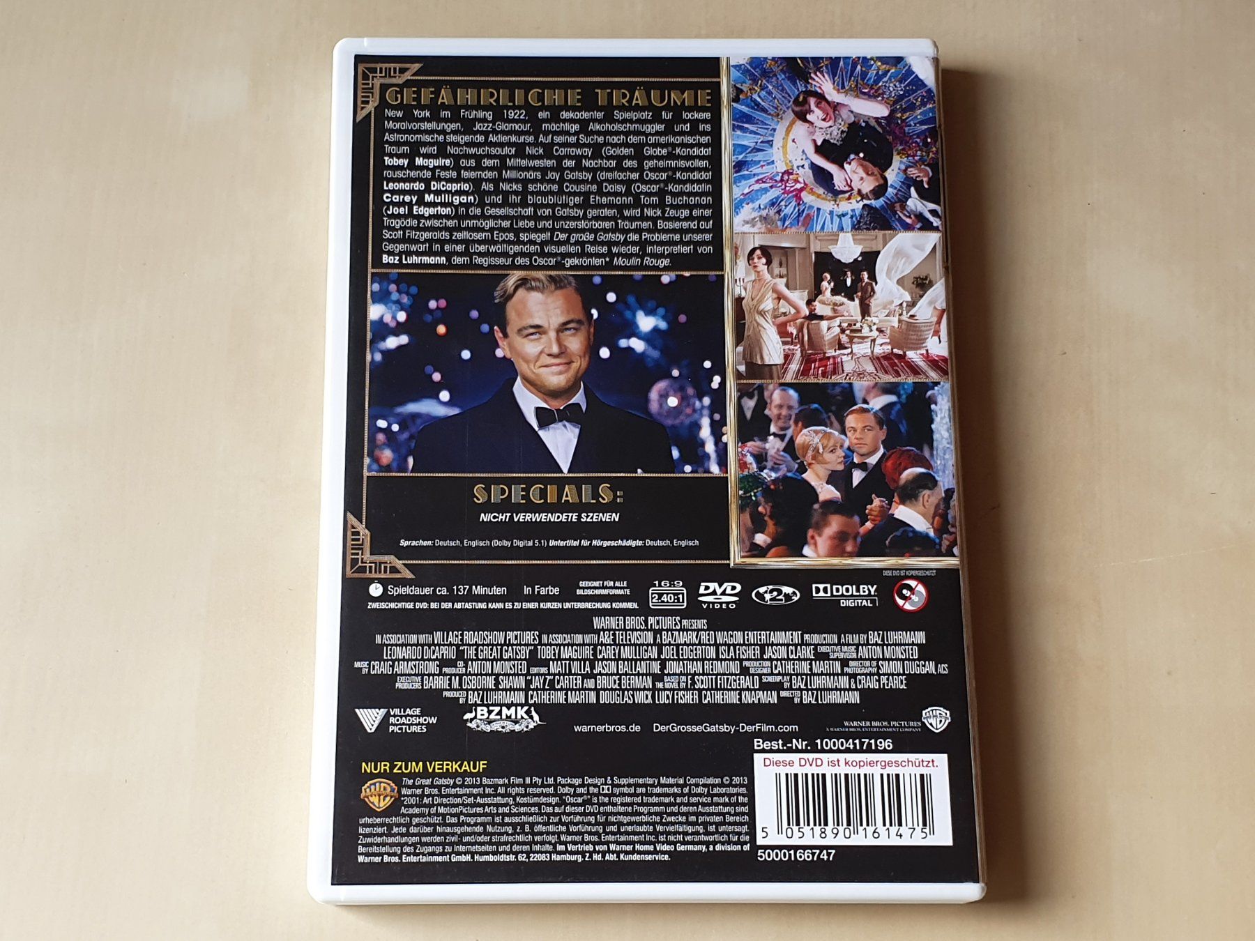 Tous les DVDs: Der grosse Gatsby – D'occasion à Stansstad par collectorsshop 1