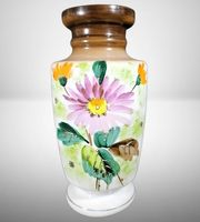 🌼 Retro-Vibes pur: Handbemalte Porzellanvase!🌸