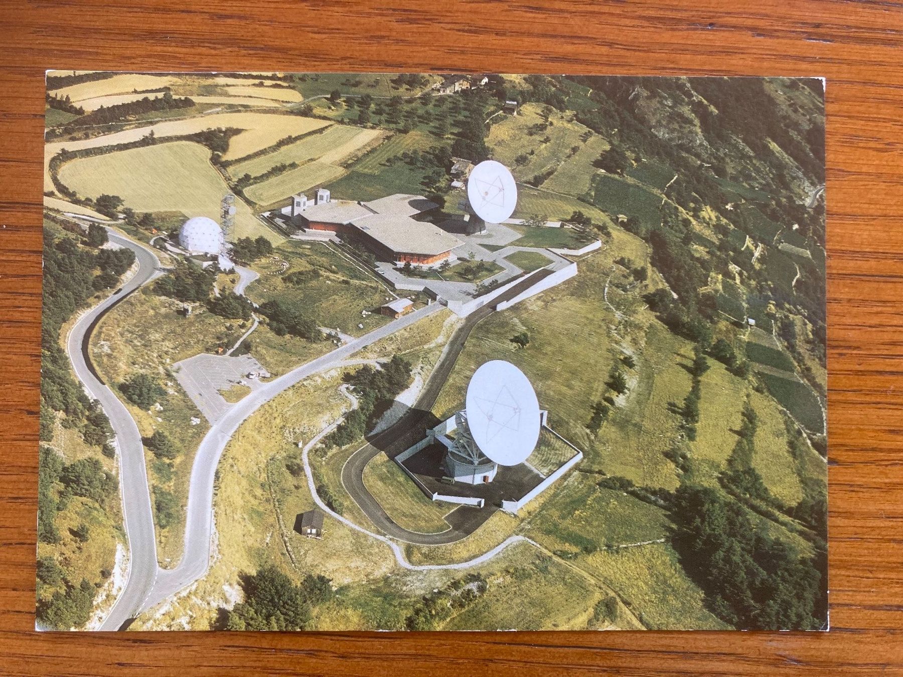 Ansichtskarten: Satellitenbodenstation  Leuk – Neu (gemäss Beschreibung) aus Lovens von Traktor69