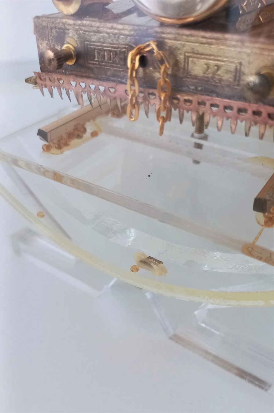 Kit di modellismo & Modellini statici: Fairy Queen Lokomotive Museumsmodell, Messing, Plexiglas – Usato da Bévilard venduto da Orscha 7