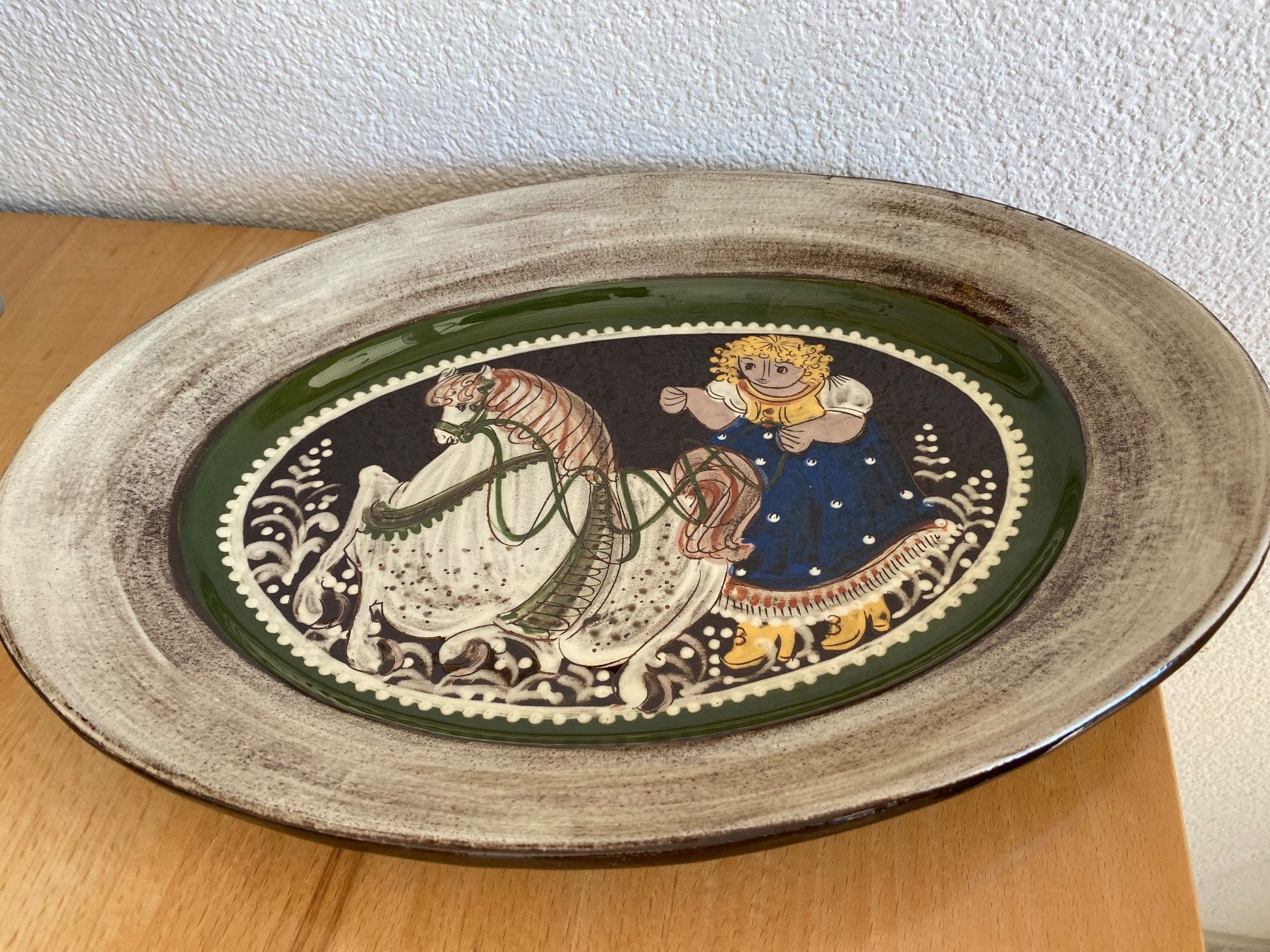 Servierplatten: Wunderschöne Keramik Platte Kohler 1980 – Gebraucht aus Schwarzenburg von Michellu 4