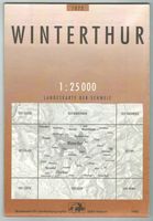 Landkarte Winterthur 1990