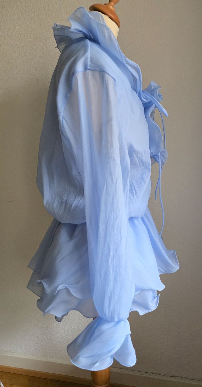 Vestiti: robe courte bleue à volants NEUVE - Taille unique – Nuovo e nell'imballaggio originale da Genève venduto da Saleena 6