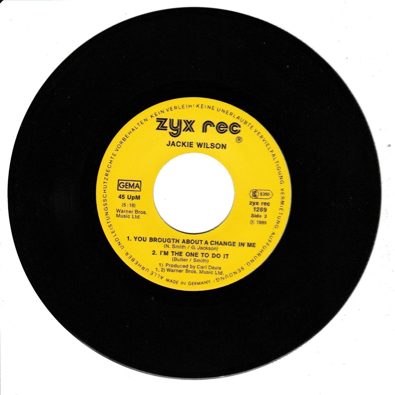 Vinyles: Jackie Wilson - Reet Petite 7" Vinyl – D'occasion à Tübach par JamesStone 3