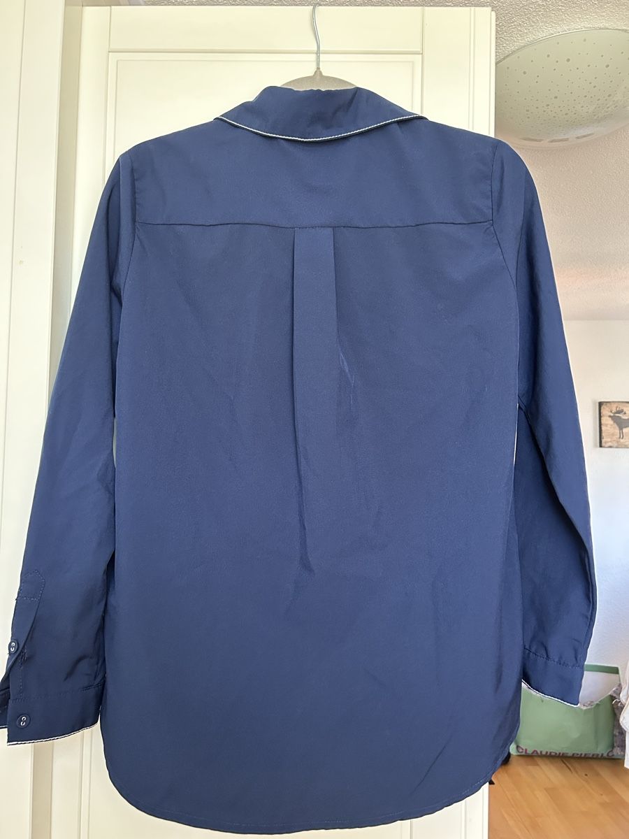 Camicette: Navy Blouse with White Trim – Nuovo (secondo la descrizione) da Zürich venduto da Mmmico 1