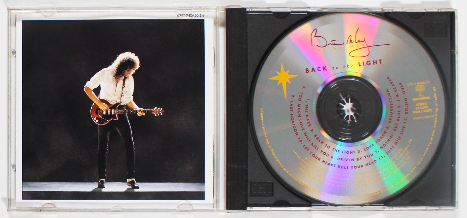 CD: CD - BRIAN MAY from QUEEN -  BACK TO THE LIGHT 1. Press 1992 – Usato da Brüttisellen venduto da Collector-Corner 1
