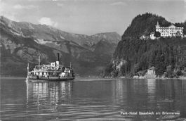 Park hotel giessbach am brienzersee battello boot schiff