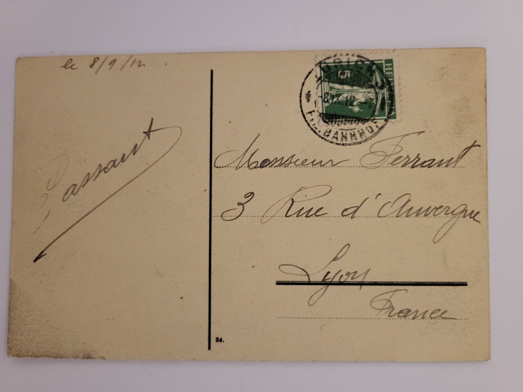 Cartoline postali: AK Basel Barfüserplatz 1912 mit Tram R3 – Usato da nunningen venduto da mic_88k2 1