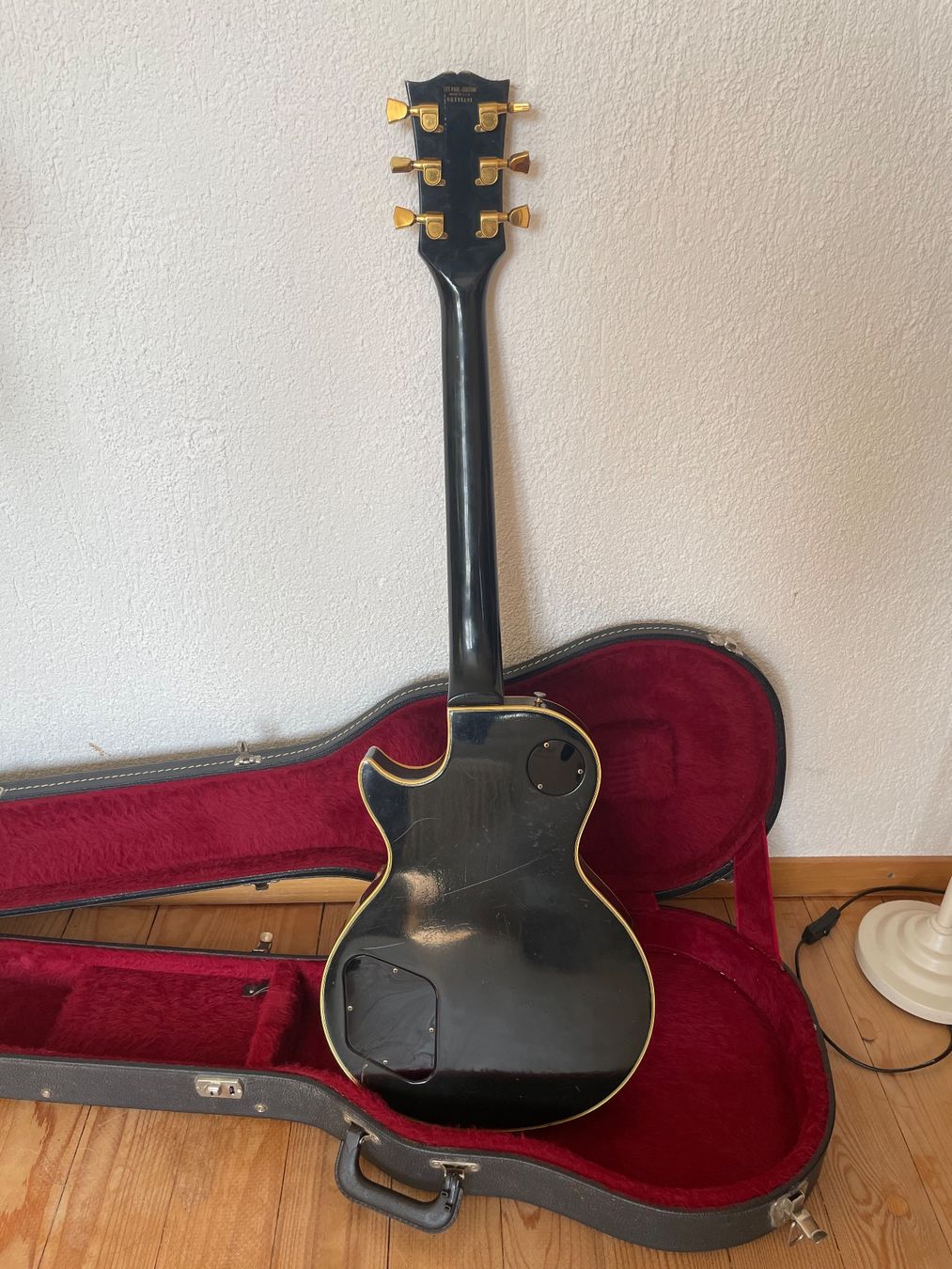 Gibson Strumenti musicali: 1976 Gibson Les Paul Custom Ebony "Black Beauty" – Usato da Günsberg venduto da ildierfdivad 5