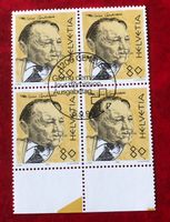 4 er Block Nr.803 mit Stempel Geneve