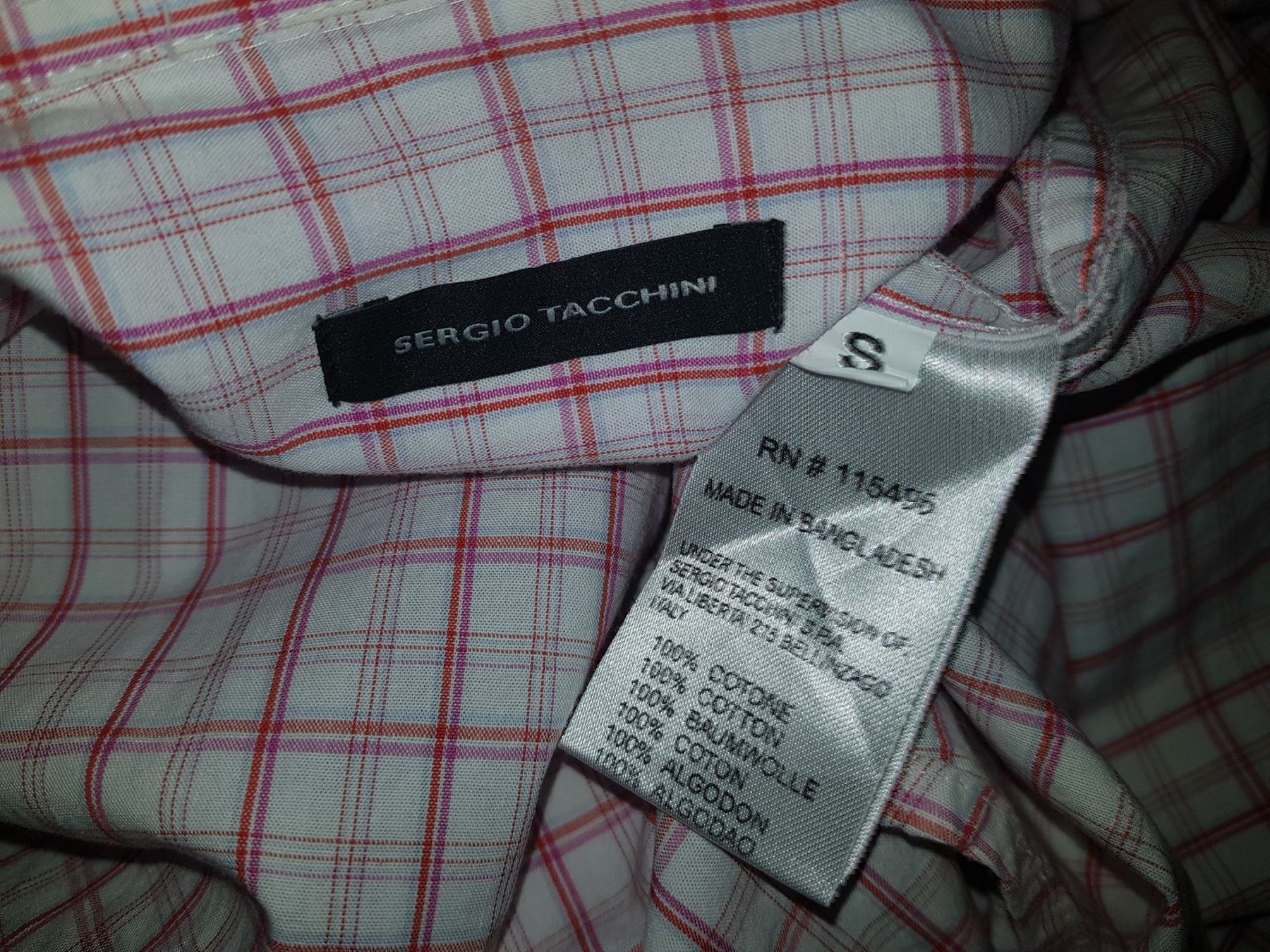 Camicie: SERGIO TACCHINI Chemise / Hemd taille / Grosse S – Usato da Cossonay-ville venduto da Super-Price-Quality 9