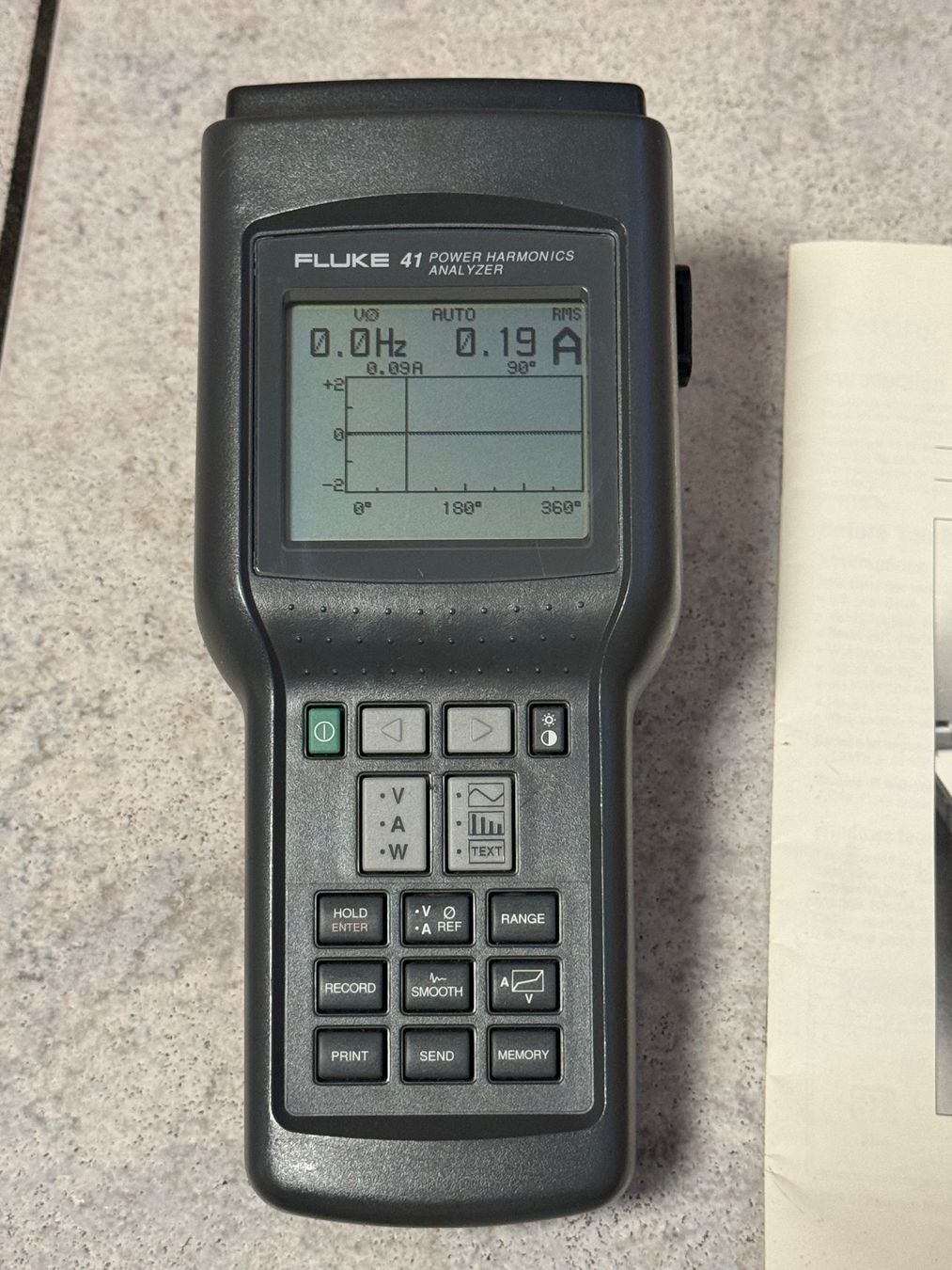 Fluke Misurare: Fluke 41 Power Harmonics Analyzer – Usato da Kaiseraugst venduto da Drasa 3