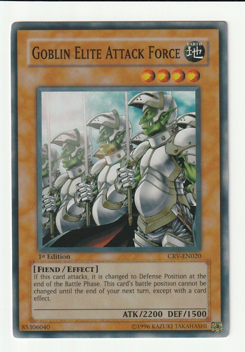 Yugioh Cartes à collectionner: Goblin Elite Attack Force CRV 1st – D'occasion à Schattdorf par Fabian500