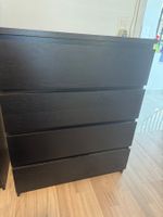 Malm Kommode Schwarz