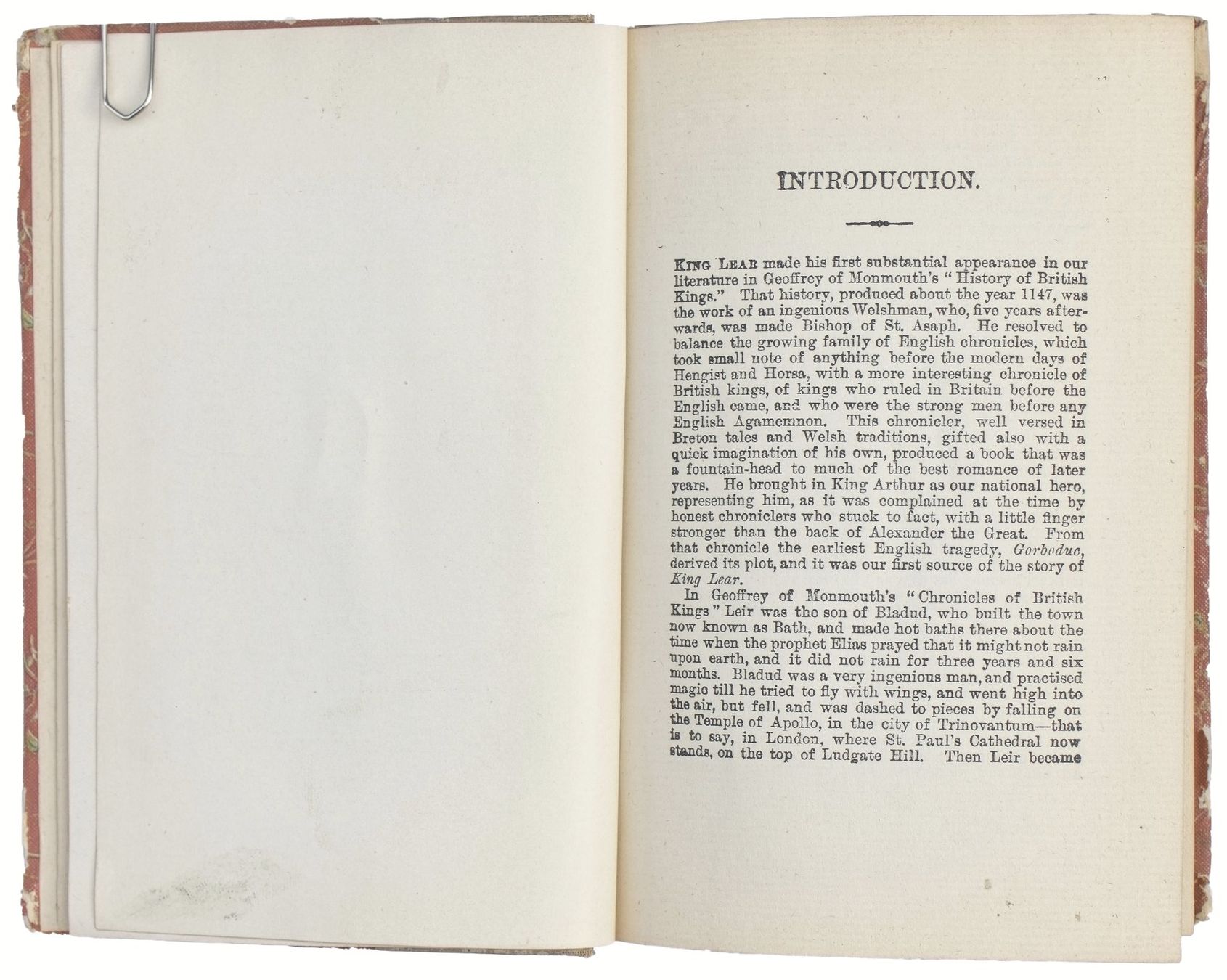 Bücher: KING LEAR vers - © 1909 "By William Shakespeare" – Gebraucht aus Onex von gonsla 6