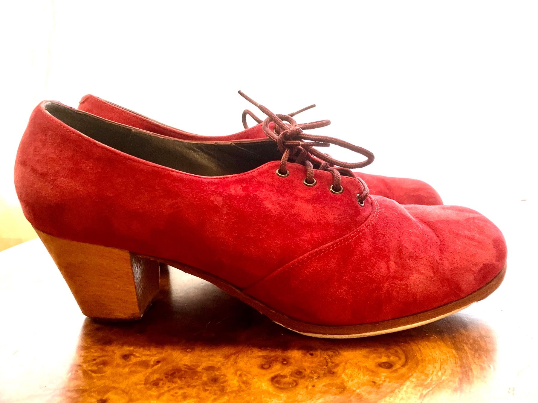 Scarpe da donna: Pumps oder Flamenco Schuhe, Wildleder Größe 40 ½ – Usato da Schaffhausen venduto da NinaRicardo 7