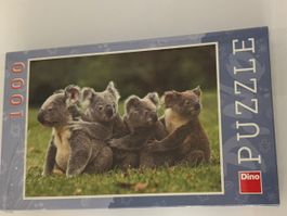 Dino Puzzle 1000 Teile - Koalas - Top Zustand! Neu! OVP