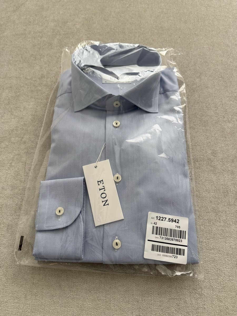 Hemden: Hemd ETON Slim blau  /  NEU/OVP – Neu und originalverpackt aus Schübelbach von Coopers6 1
