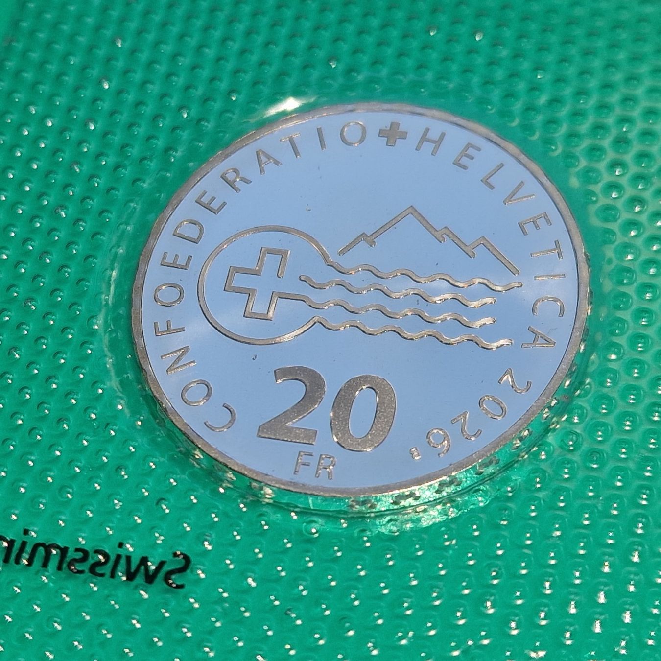 Tutti le monete: CHF 20.- Swissmint 2026, Lac Léman – Nuovo e nell'imballaggio originale da Bouveret venduto da psv01 7