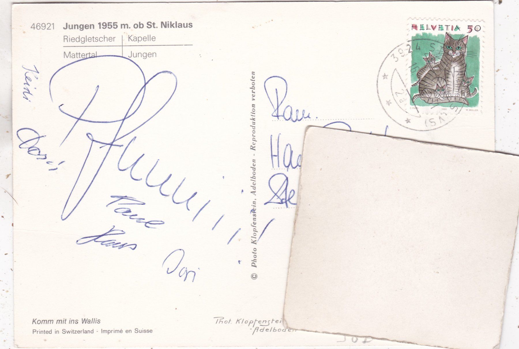 Ansichtskarten: Jungen St. Niklaus 1990 – Gebraucht aus Herisau von Lisegrat2008 1