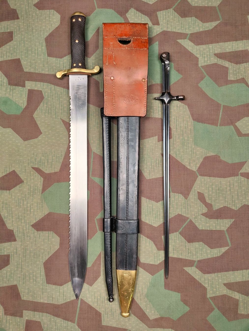 Schweizer Armee Stichwaffen: Kombinationsbesteck Ord. 1892, Variante 1 – Gebraucht aus Bauma von SwissMilitaria 2