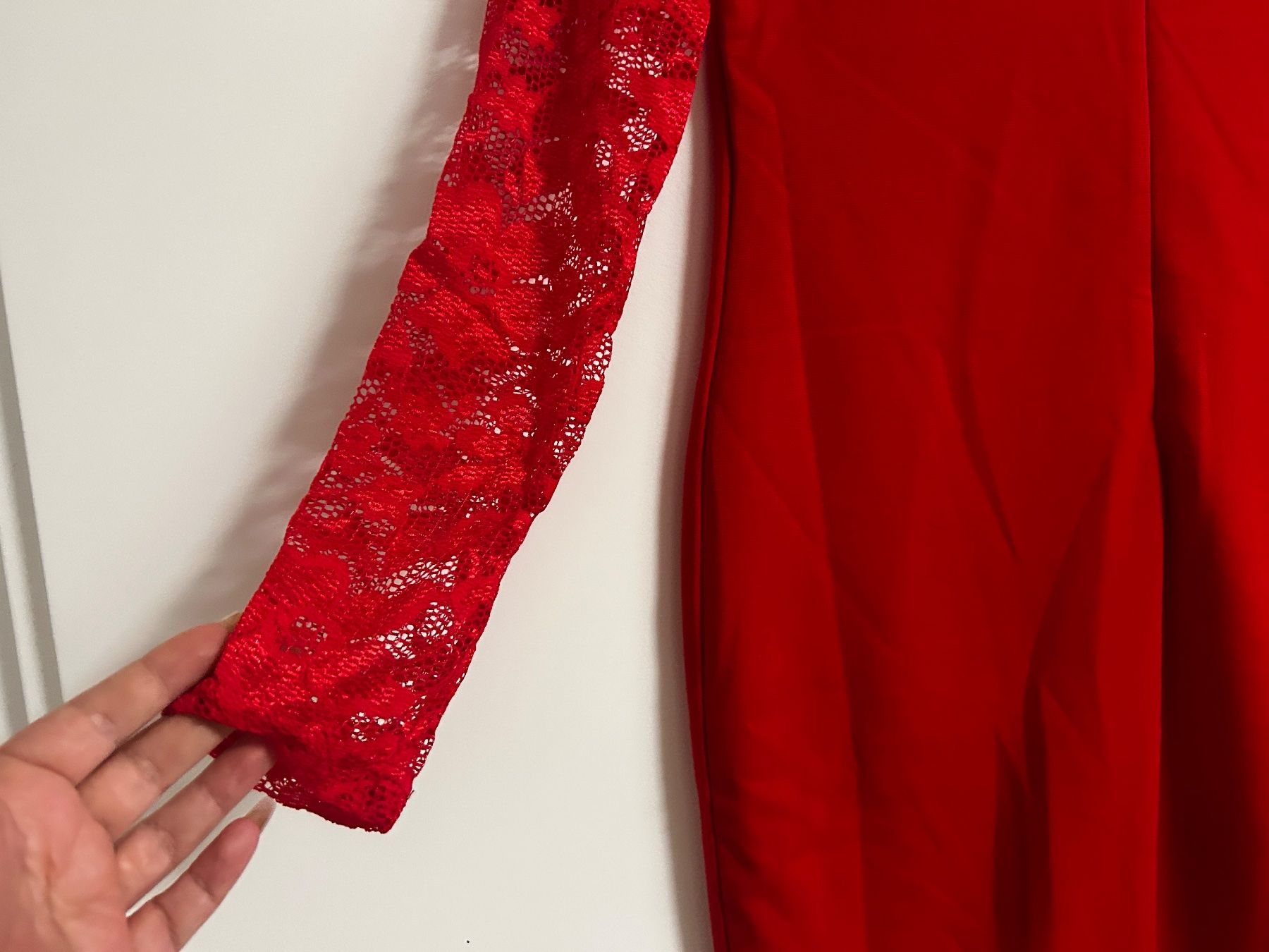 Vestiti: Spitzenkleid Kleid Rot Elegant Gr XL NEU – Nuovo e nell'imballaggio originale da Regensdorf venduto da Spyke55 3