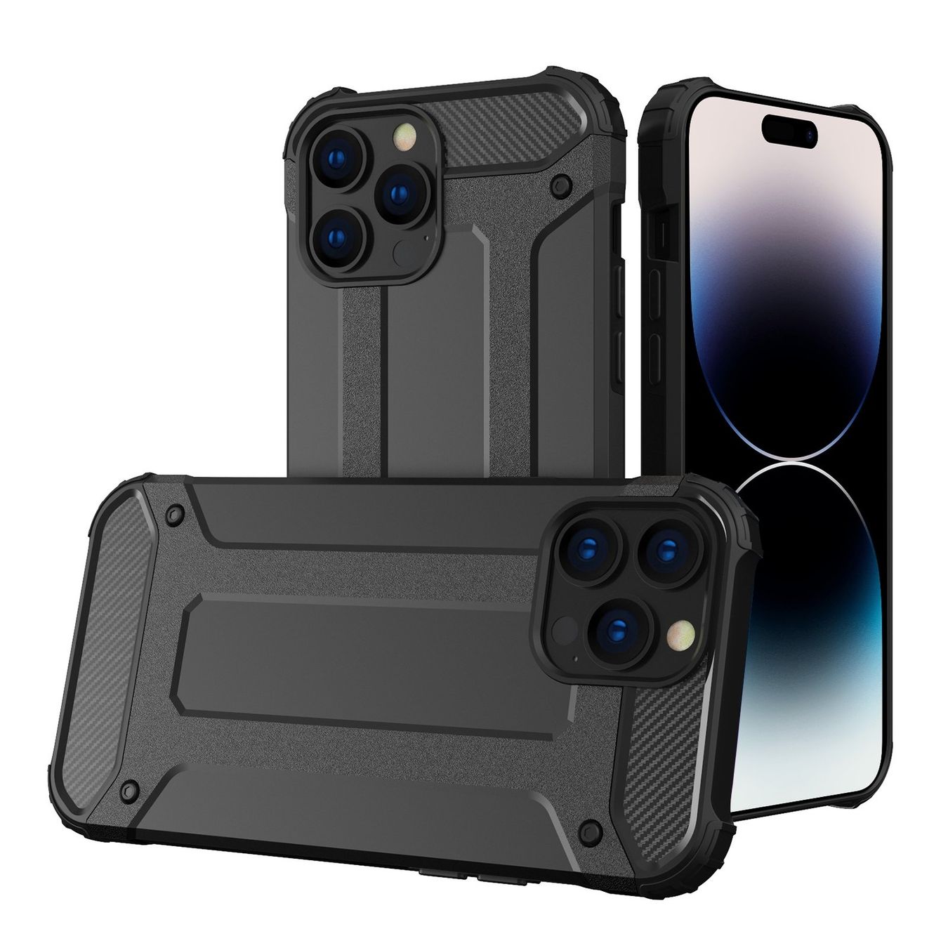 Cover & Protezioni schermo: Pour iPhone 14 Pro Max Magic Armor Coque en TPU Noir – Nuovo e nell'imballaggio originale da Renens VD venduto da Accessoryworldch