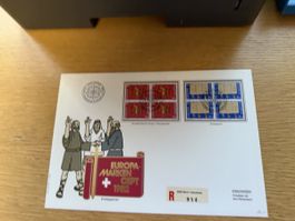 Luxusbrief FDC Europamarken 1982 