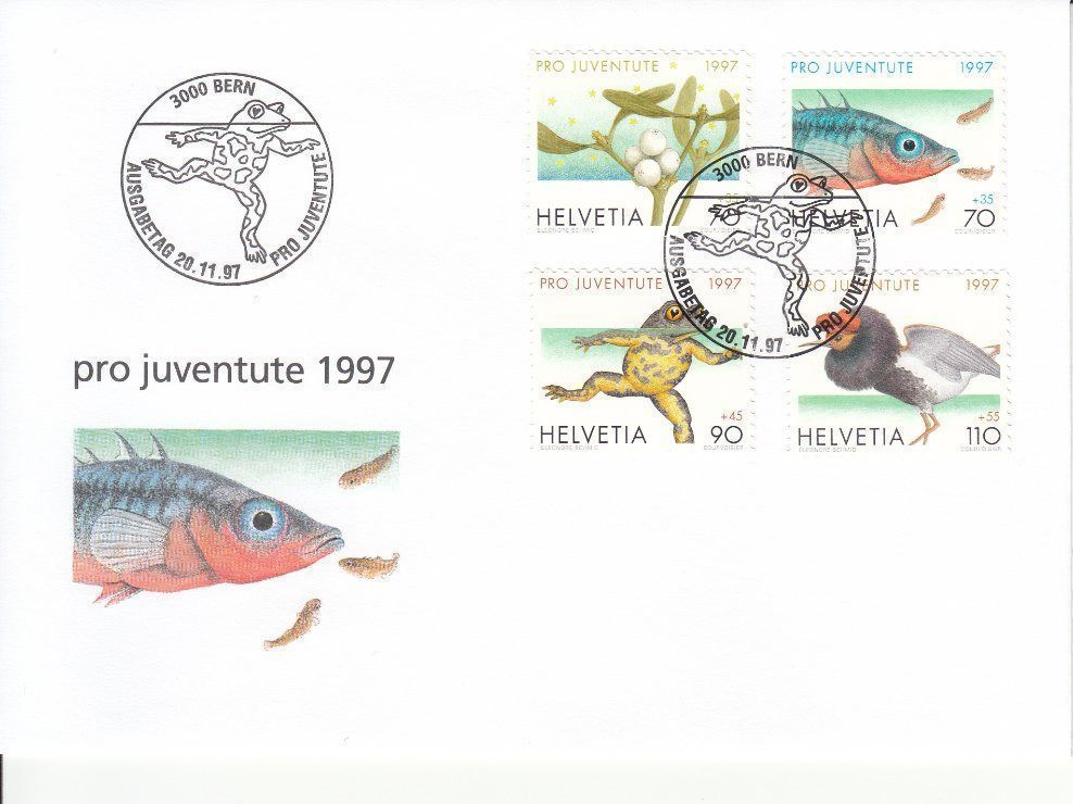 Tutti i francobolli: Pro Juventute 1997 FDC – Usato da Bürglen TG venduto da StampGraf