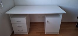 bureau blanc, Ikea