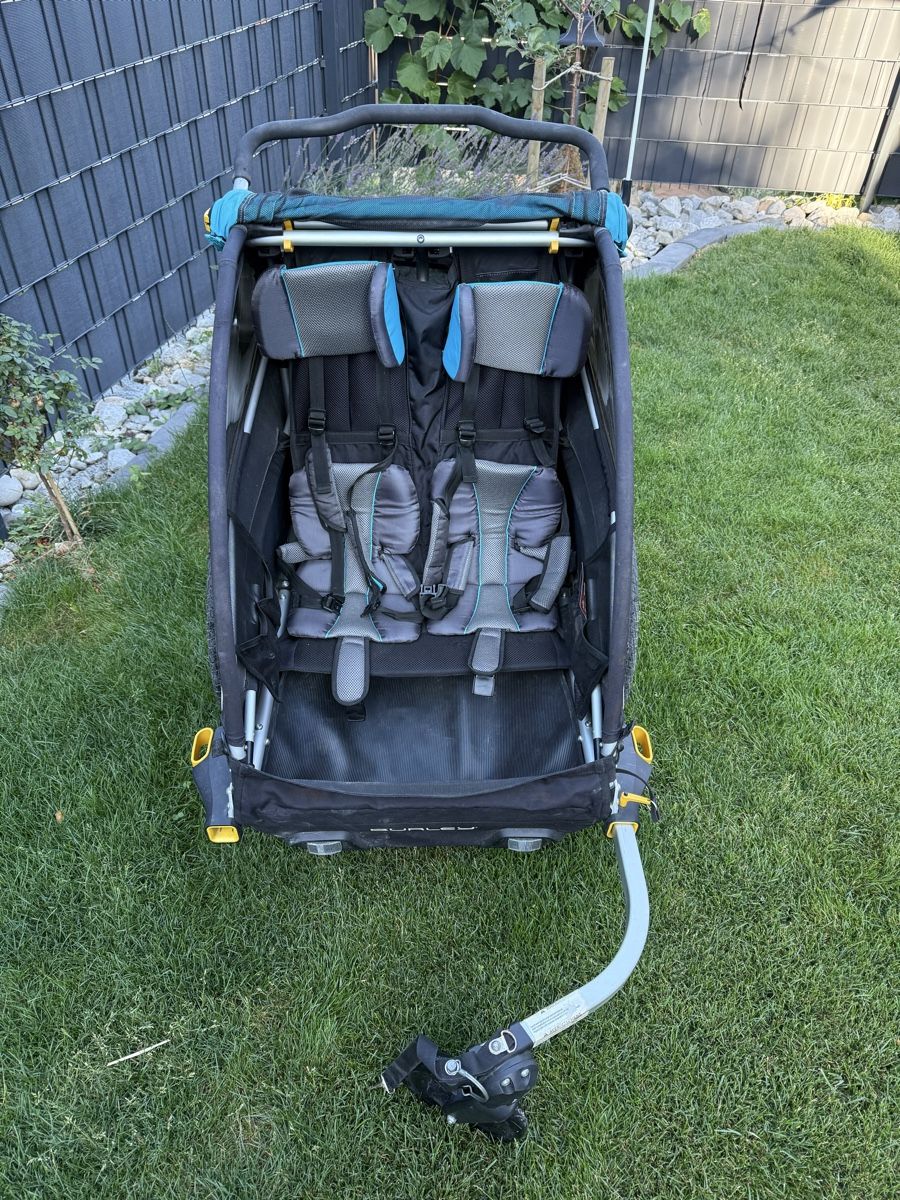Burley Rimorchi: Burley D’Lite X Double + Jogger Kit Double – Usato da Aeschlen venduto da Geppi87 4