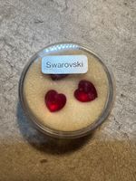 Swarovski Kristallherzen Rot – 3 Stück