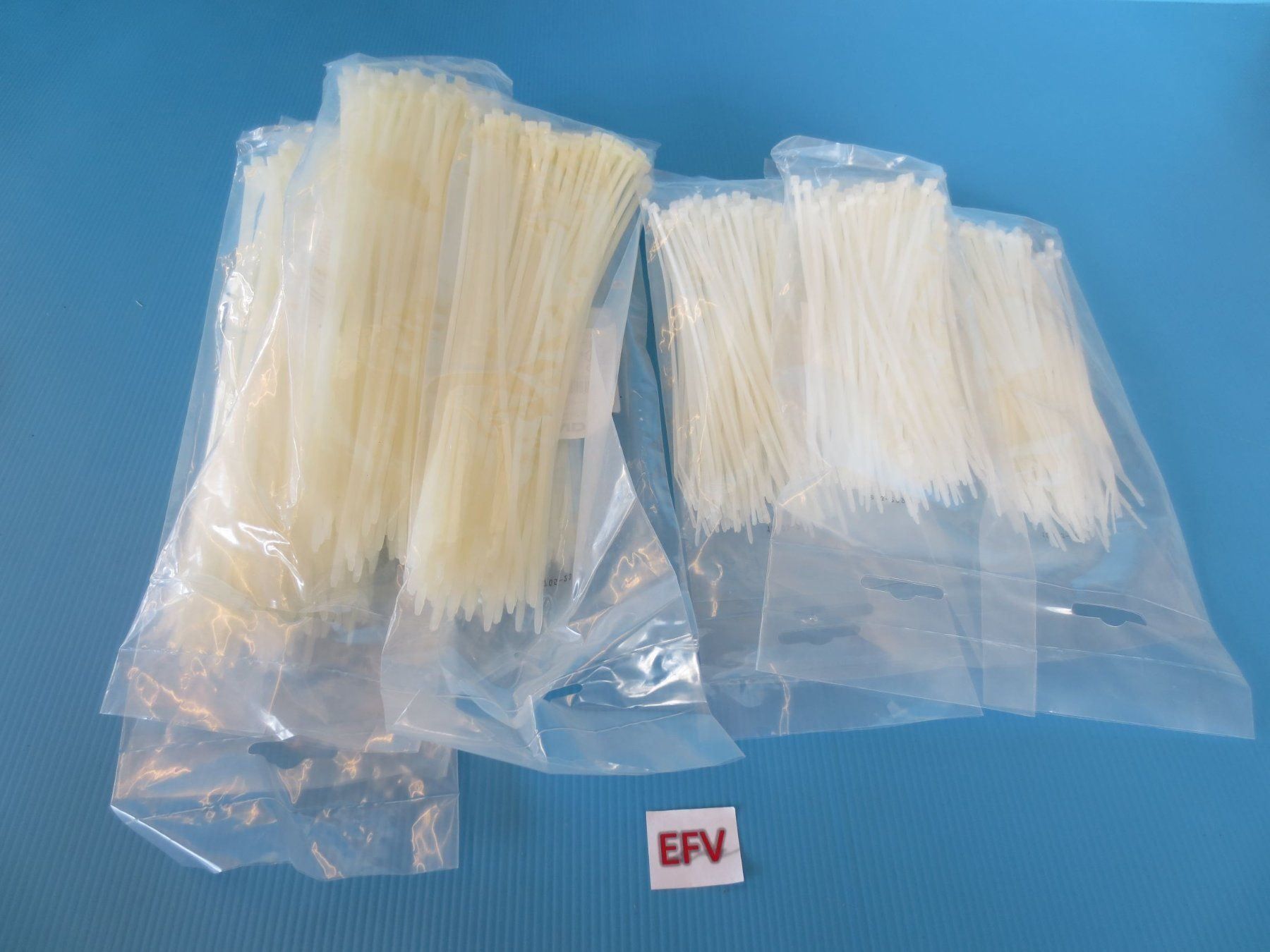 Cavi: 1000Stk. Kabelbinder weiss assortiert – Nuovo e nell'imballaggio originale da Sulz LU venduto da Elektrofachverkauf 1