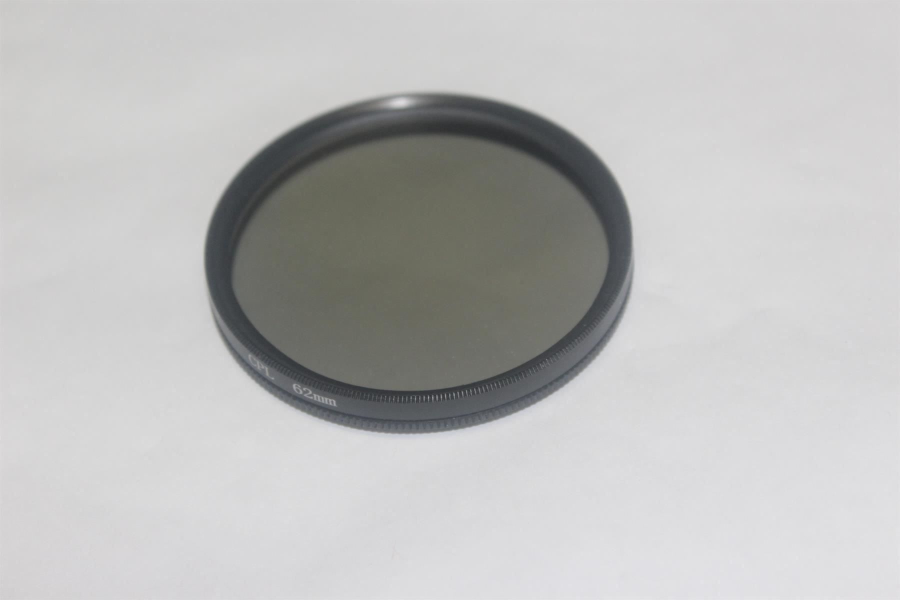 Filtri: 62mm Zirkular Polfilter CPL Restposten – Nuovo (secondo la descrizione) da Kirchdorf AG venduto da Lionstein