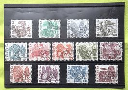 BRIEFMARKEN-LOS-8, SCHWEIZ
