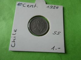 Chile 1924, 10 Centavos