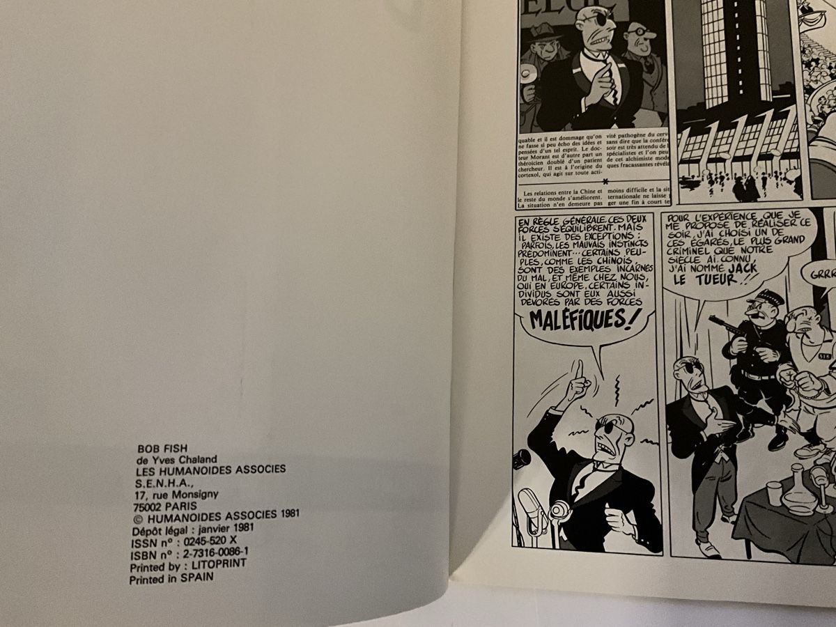 BD: EO Bob Fish (Chaland) – D'occasion à Agriswil par Ueli03 2
