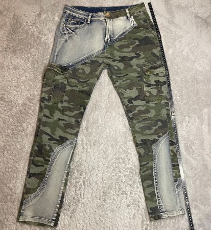 Chao Ku Wu Patchwork Cargo Jeans Camouflage W34 L32