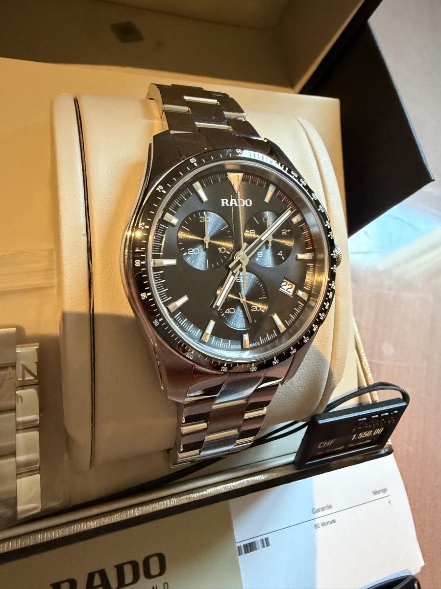 Rado Uhren: Rado HyperChrome XXL Quartz Chronograph – Neu und originalverpackt aus Winterthur von RN-789 1