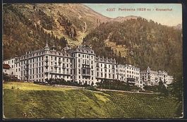 AK Pontresina, Kronenhof, 1910