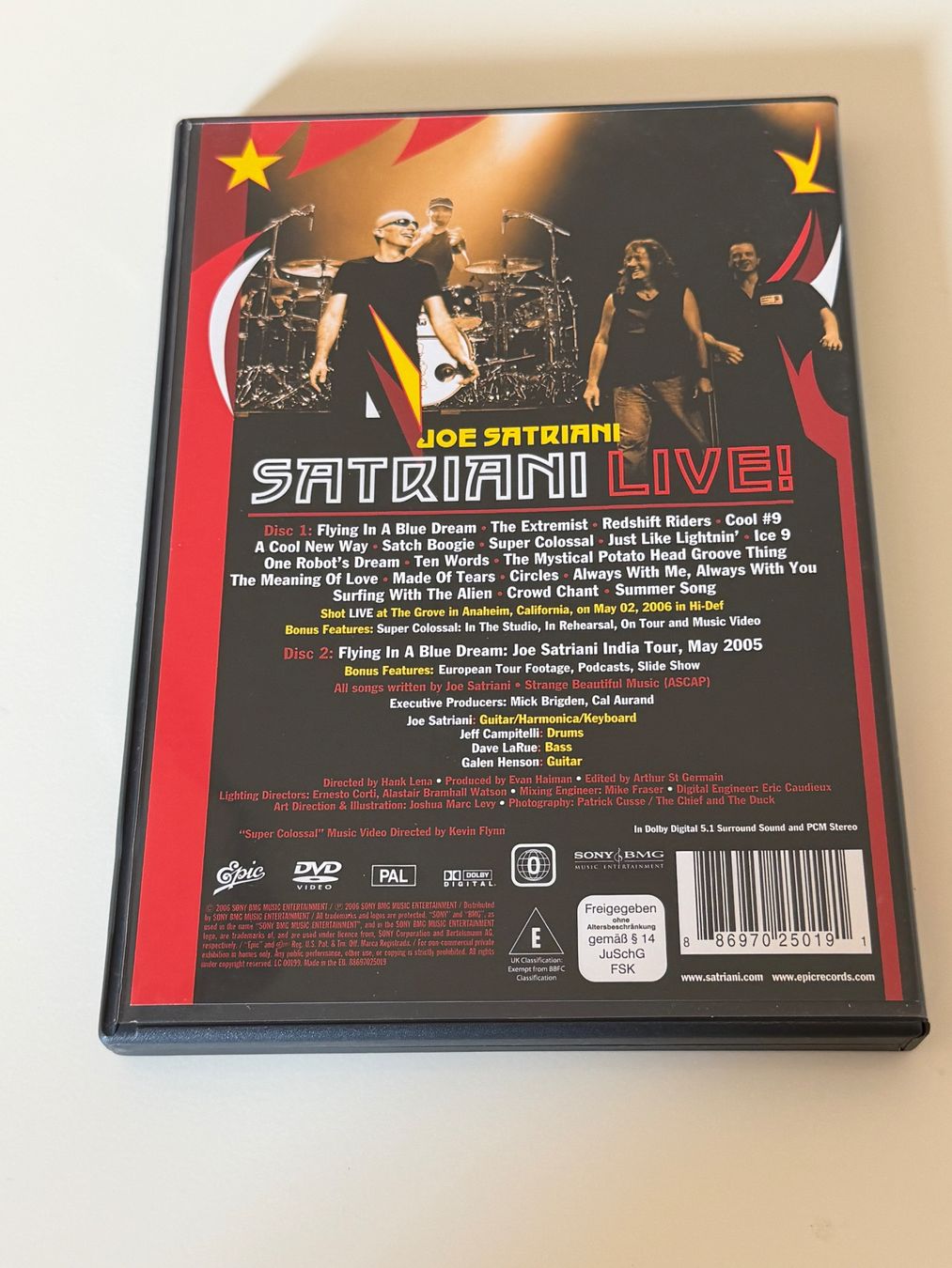 Tous les DVDs: Joe Satriani Live – Neuf (Voir description) à Altstätten SG par sheamus 1