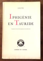 Goethe – Iphigénie en Tauride – Genève 1950, dédicacé