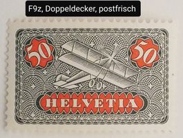 MA248) F9z, Flugpostmarke Doppeldecker postfrisch