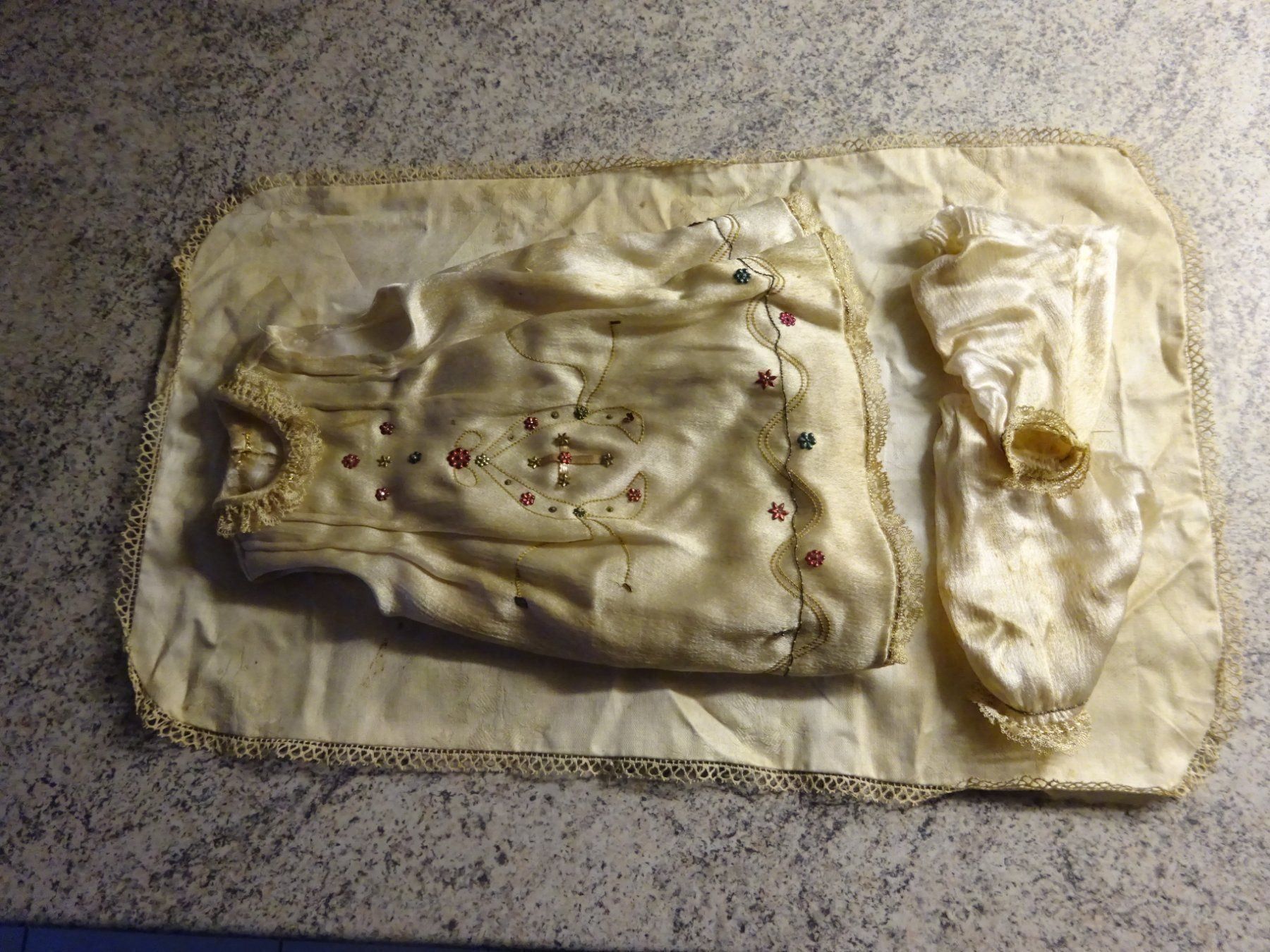 Tutte le decorazioni: Fatschenkind, 40cm / Klosterarbeit Krippe – Usato da Esslingen venduto da eintagammeer 8