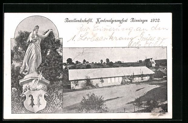 Ansichtskarten: Binningen, Basellandschaftliches Kantona – Gebraucht aus Berlin von bartko-reher