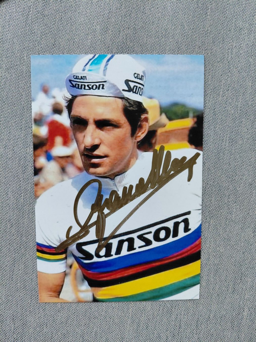 Autographes: Autogramm Francesco Moser – D'occasion à Schmerikon par Olympia04